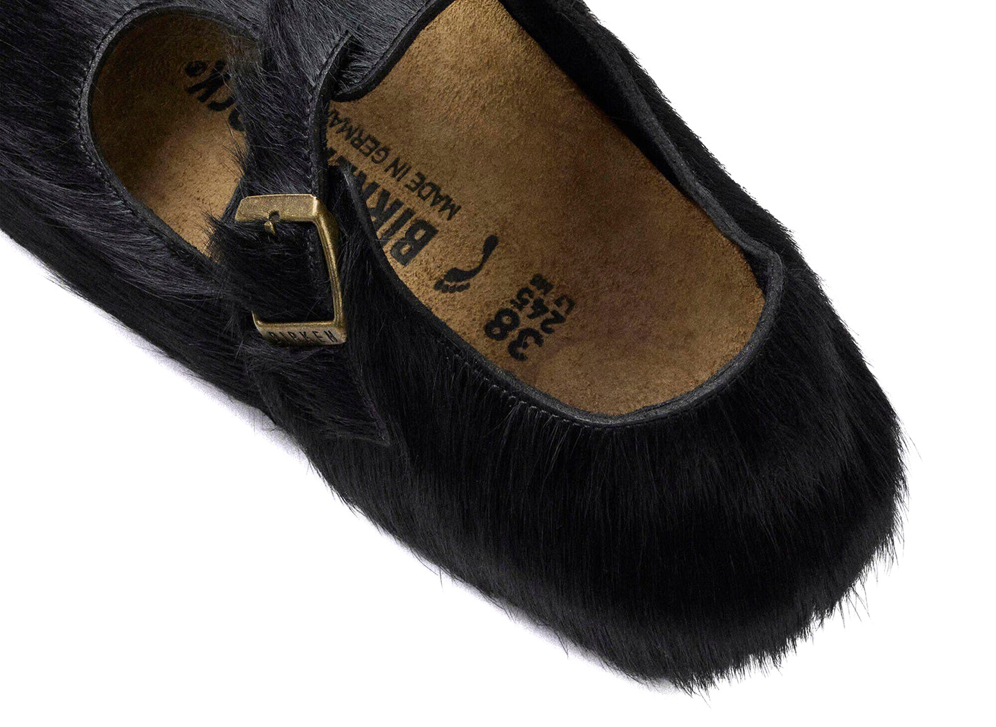 Birkenstock Song For The Mute 1774 Paris The Rebel Fur in Black