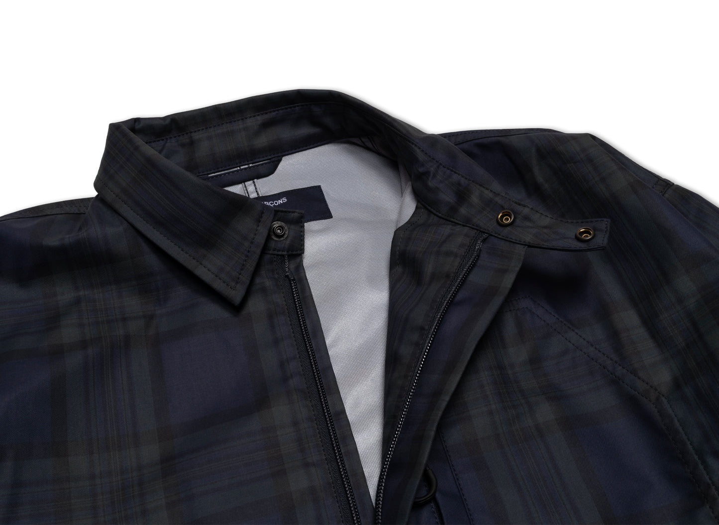 Comme des Garçons HOMME Jacket in Navy / Green — view 4