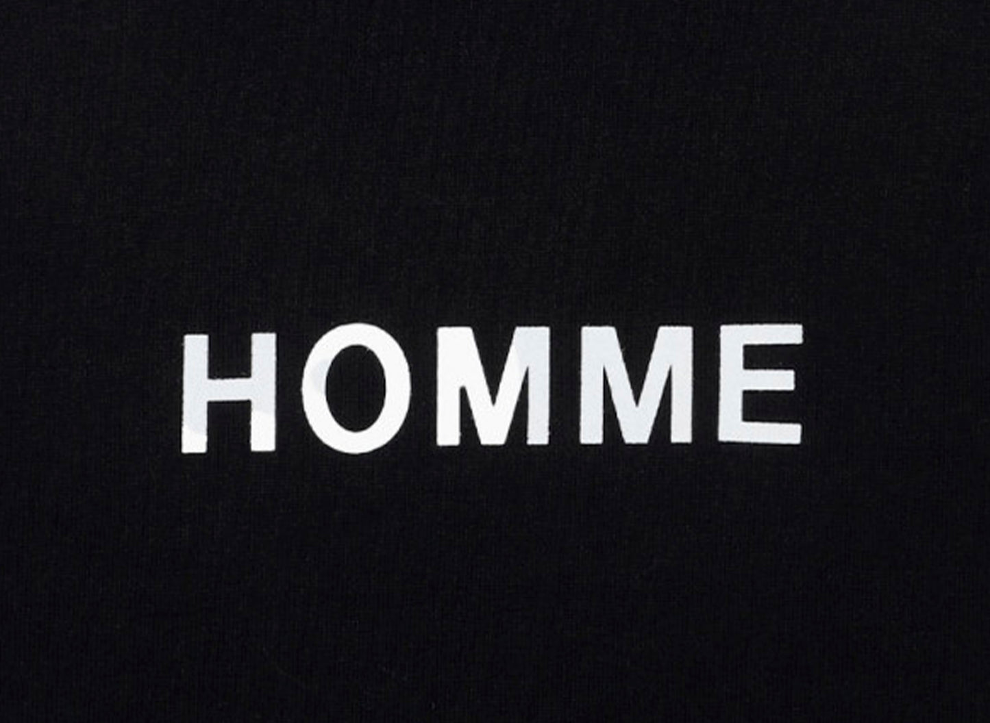 Comme des Garçons HOMME Logo T-Shirt in Black v1 - view 2