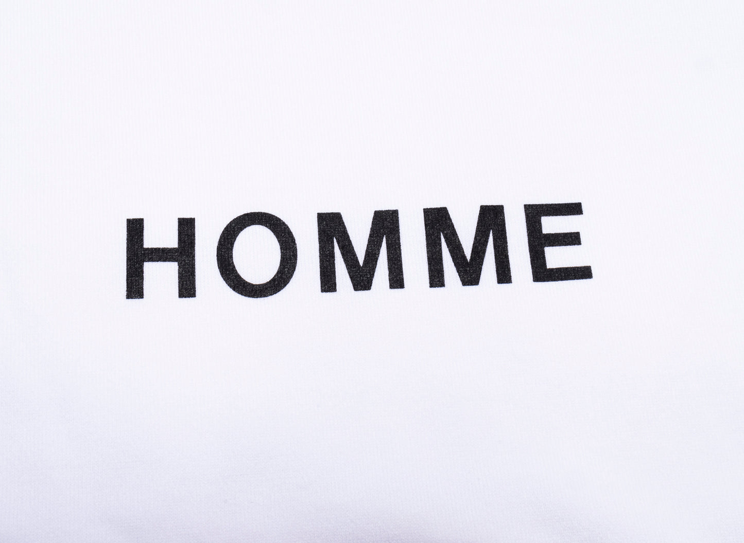 Comme des Garçons HOMME Logo T-Shirt in White v1 - view 2
