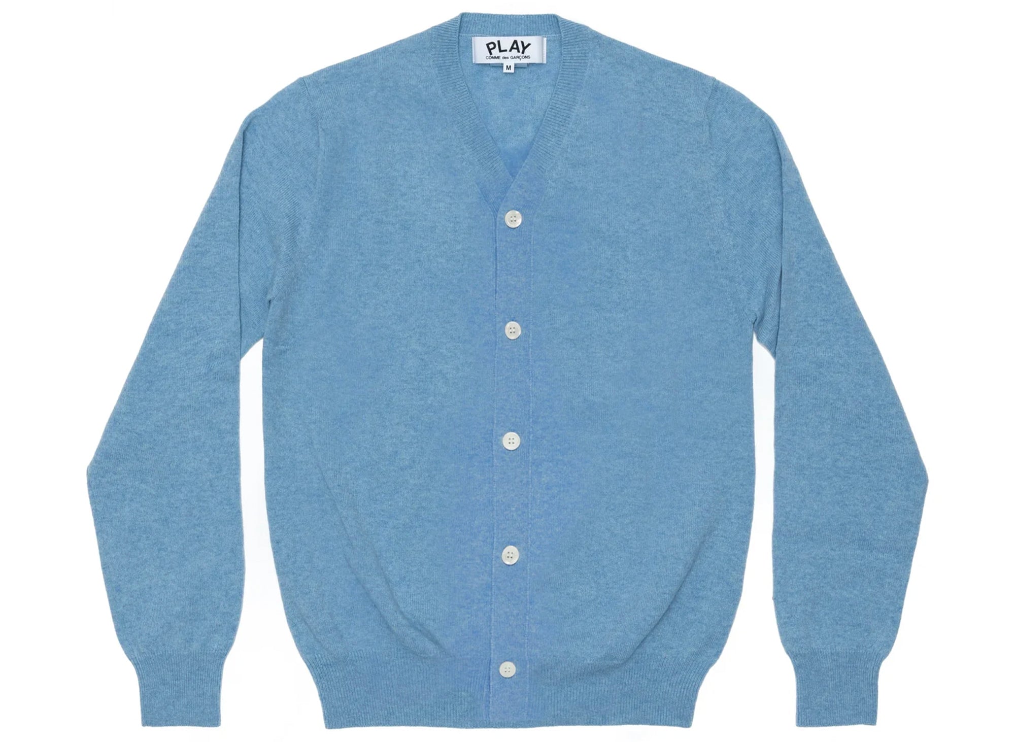 Comme des Garçons PLAY Cardigan in Light Blue | Oneness – Oneness