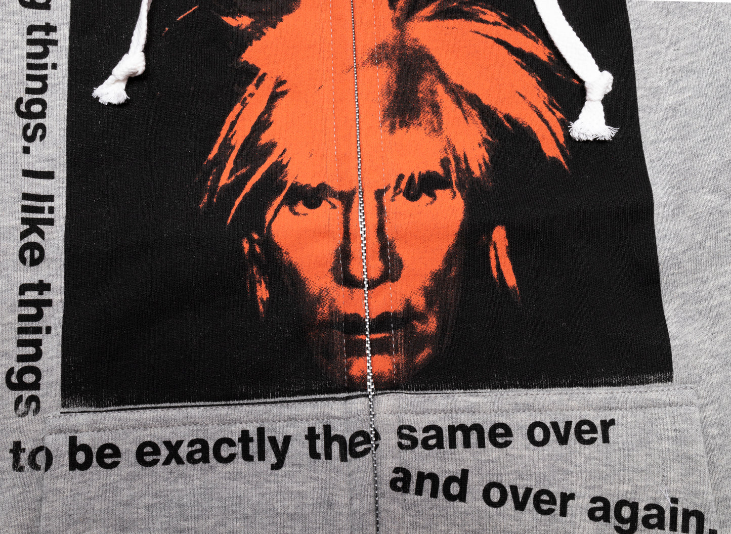 Comme des Garçons SHIRT Andy Warhol Portrait Hoodie - view 2