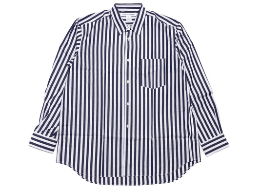 Comme des Garçons SHIRT FOREVER Relaxed Long-Sleeve Shirt in Blue