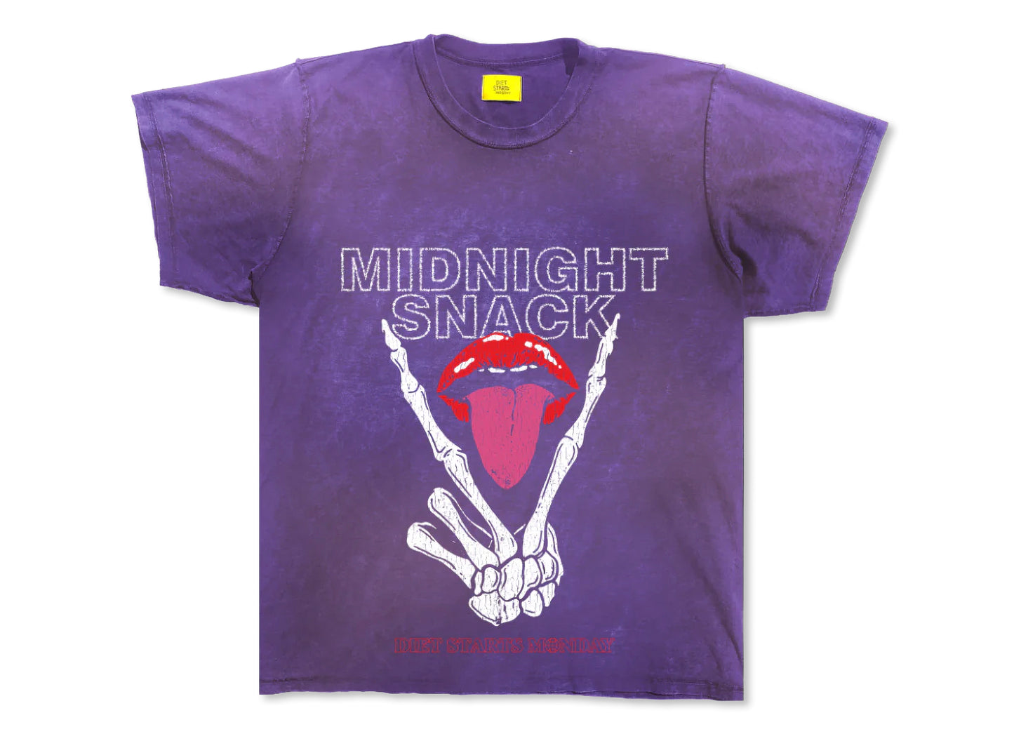 Diet Starts Monday Midnight Snack Tee in Washed Purple