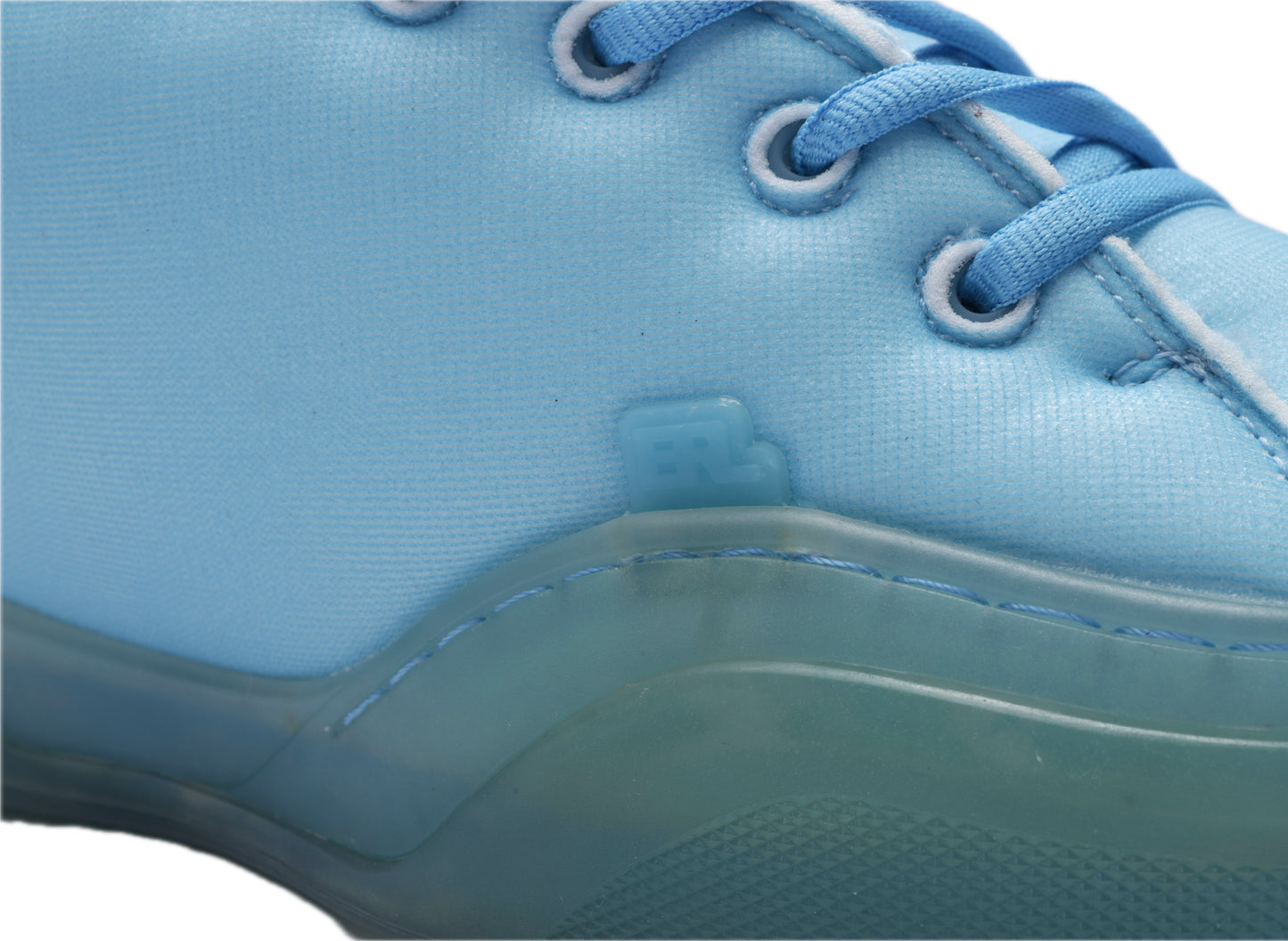 ERL Foam Vamp in Electric Blue, men's padded low-top sneaker, view 7