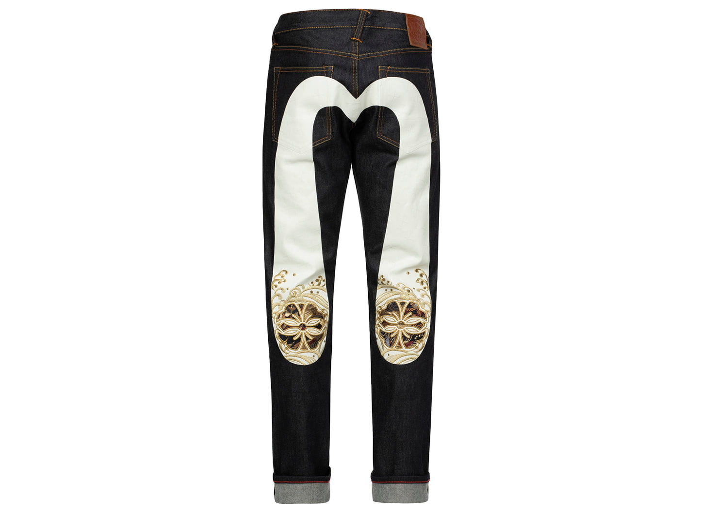 Evisu Kamon Brocade Applique Daicock Carrot Fit Jeans #2017 - view 2