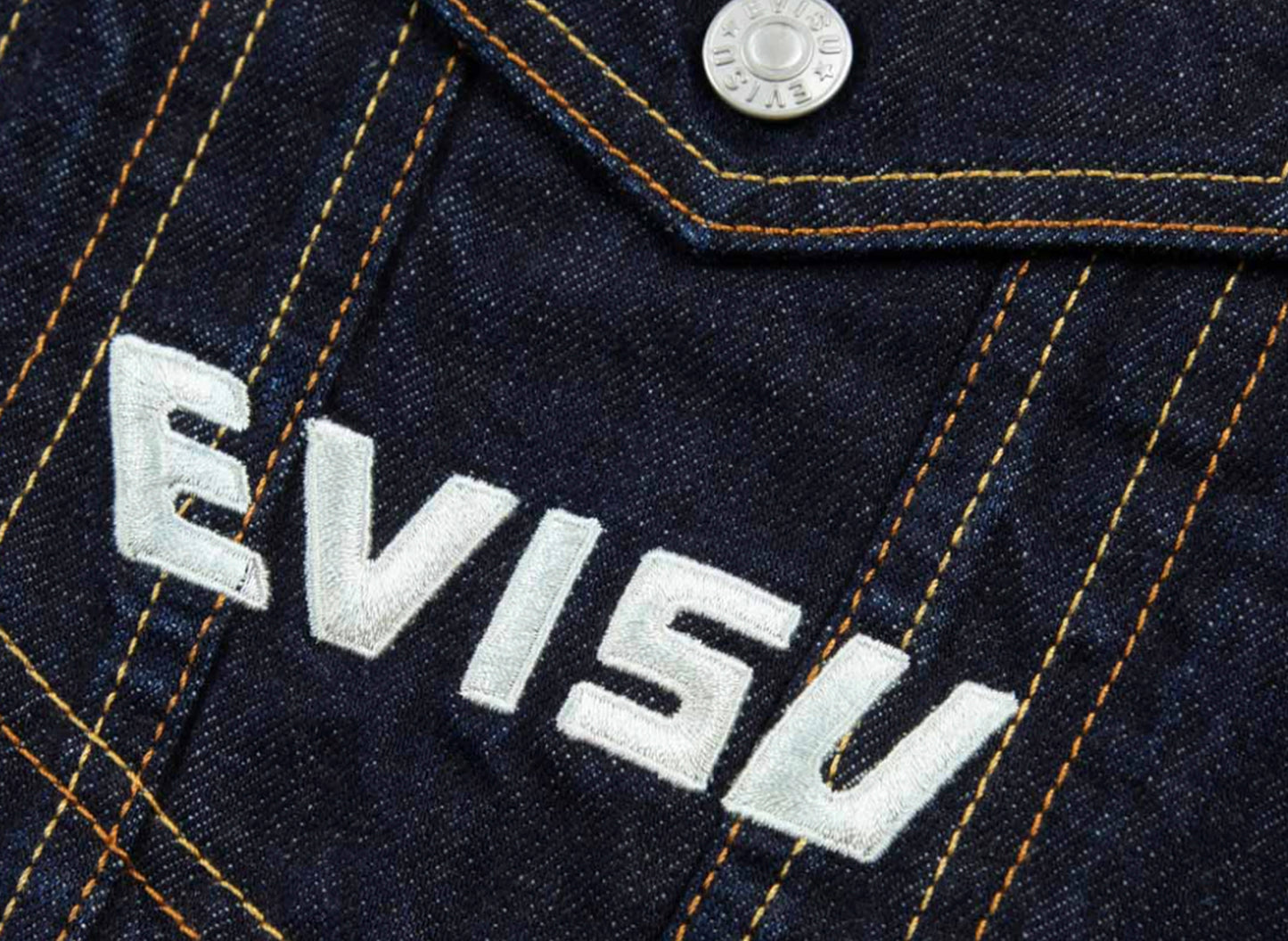 Evisu Monogram Daicock Printed Denim Jacket - view 4