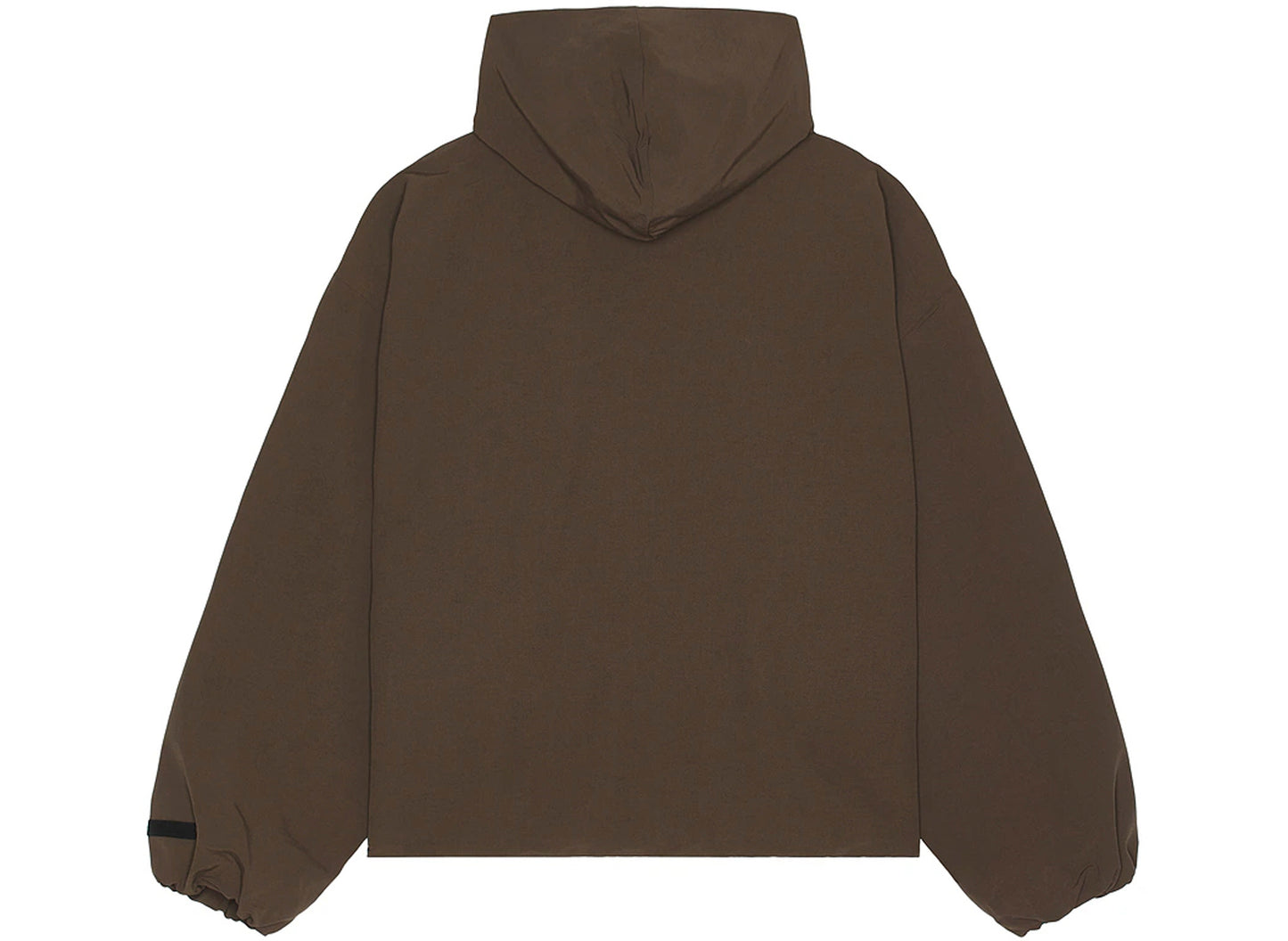 Fear of God Essentials Military Nylon Hooded Anorak in Brown - view 2