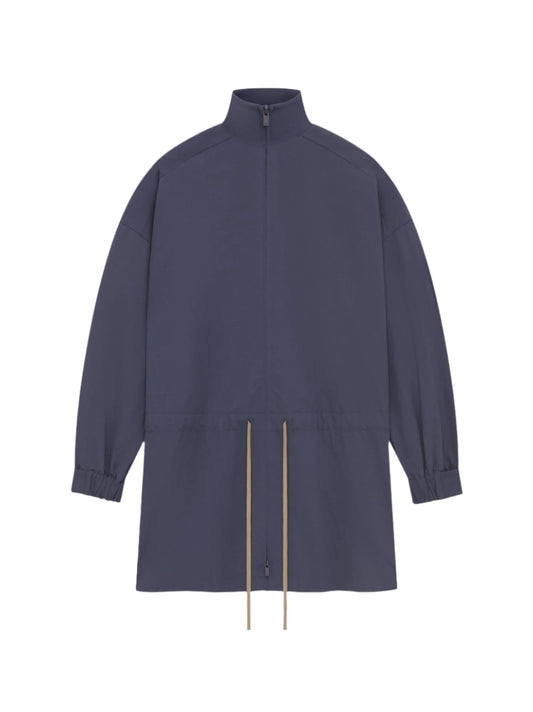 Fear of God Essentials Military Nylon Mockneck Anorak in Marine