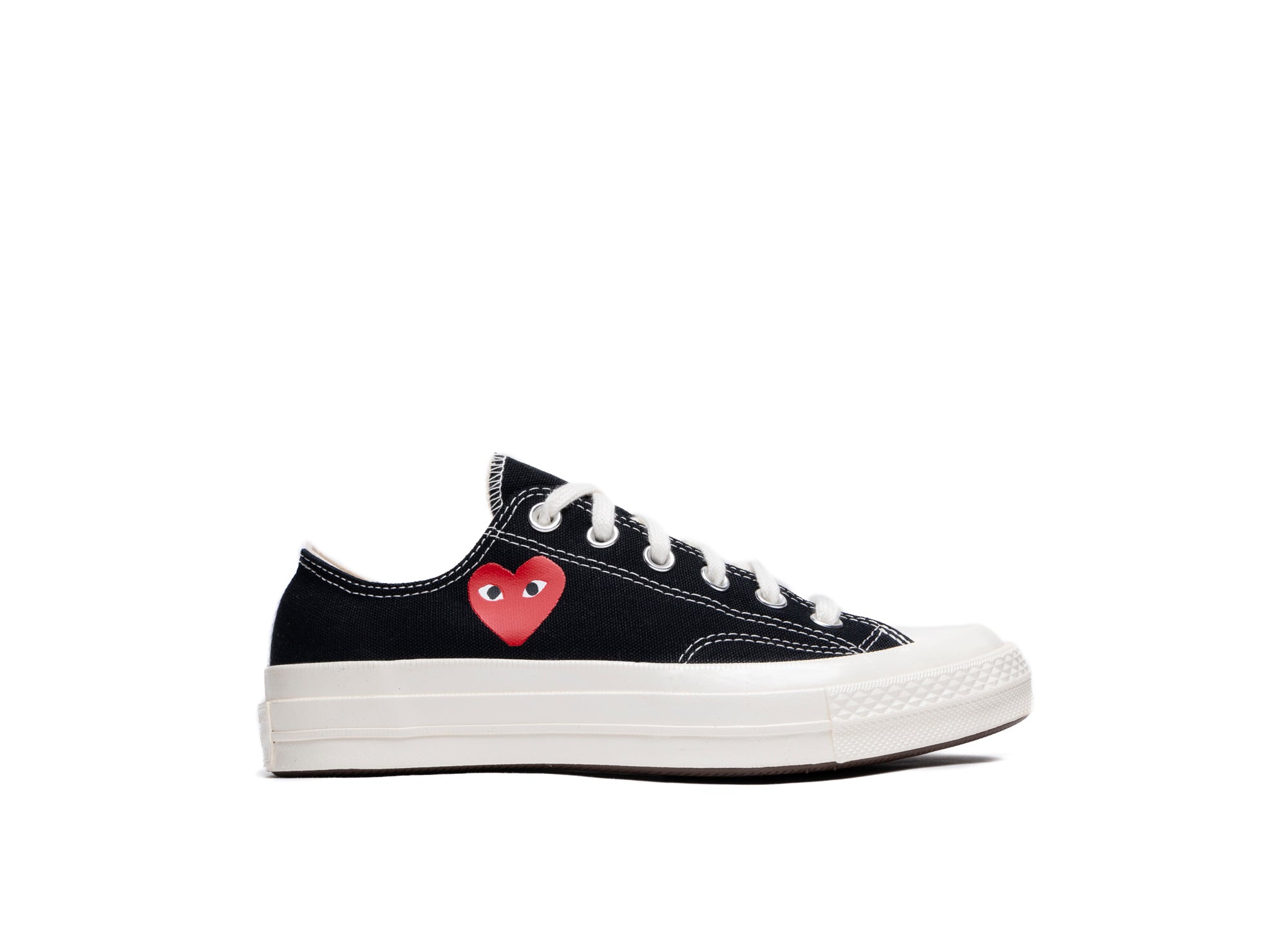 COMME desGARÇONS Nº63 le 5 Novembre 1980 GS Converse Comme des Garçons Play Chuck 70 Low in Black | Oneness
