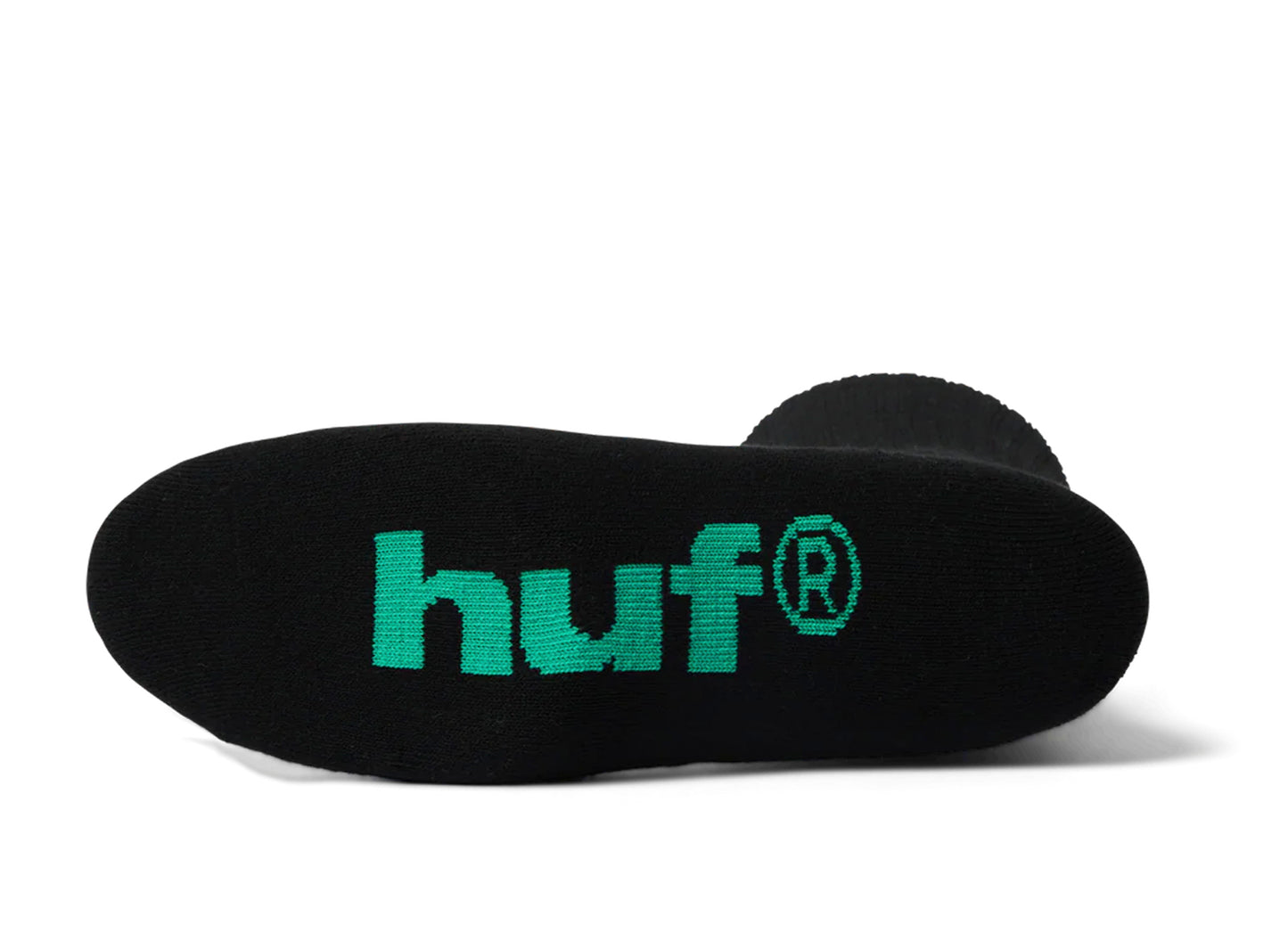 HUF x Mickey Greetings Crew Sock in Black - view 2