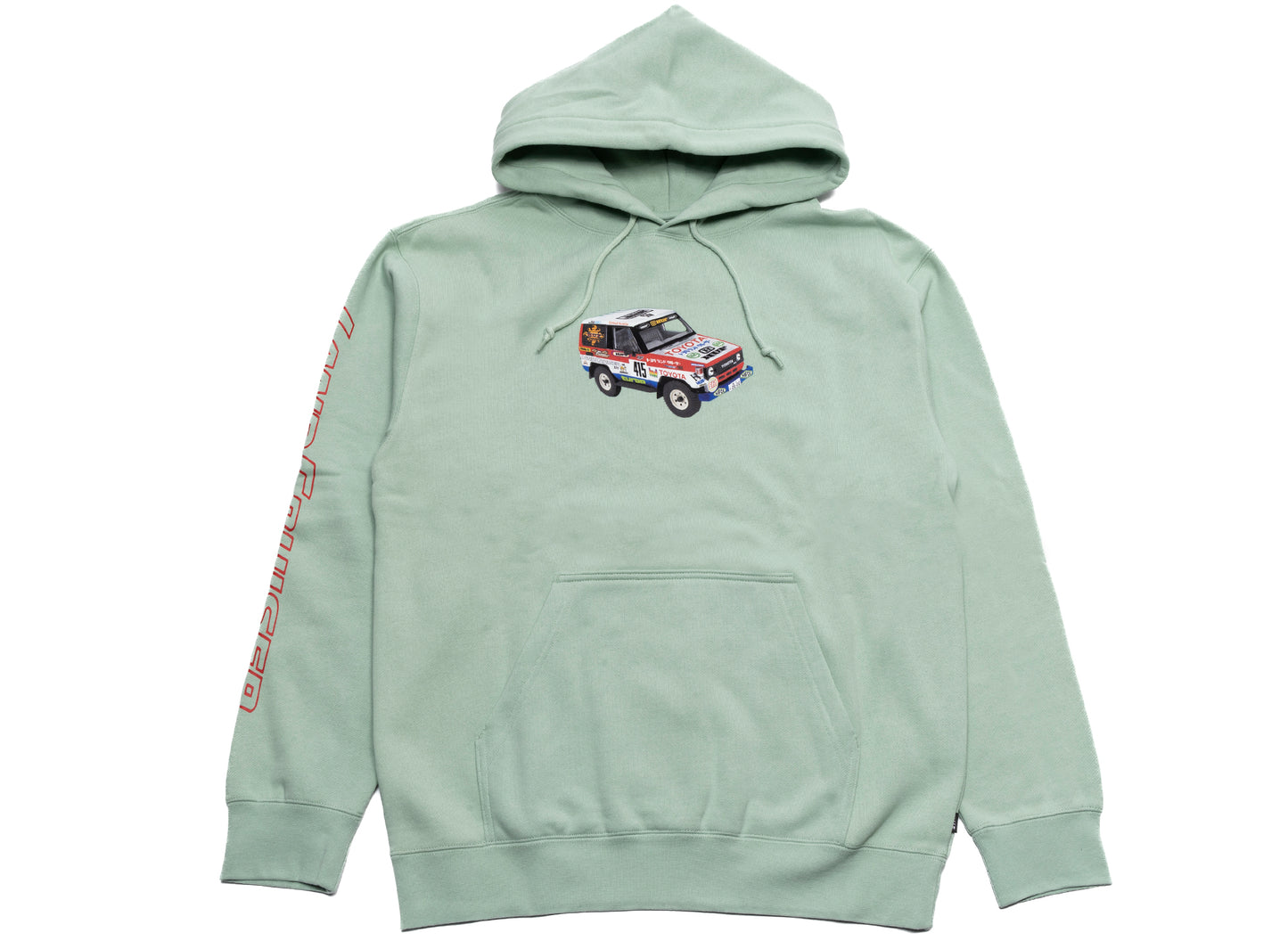 HUF x Toyota Sahara Rally Pullover Hoodie in Spring Green - view 2