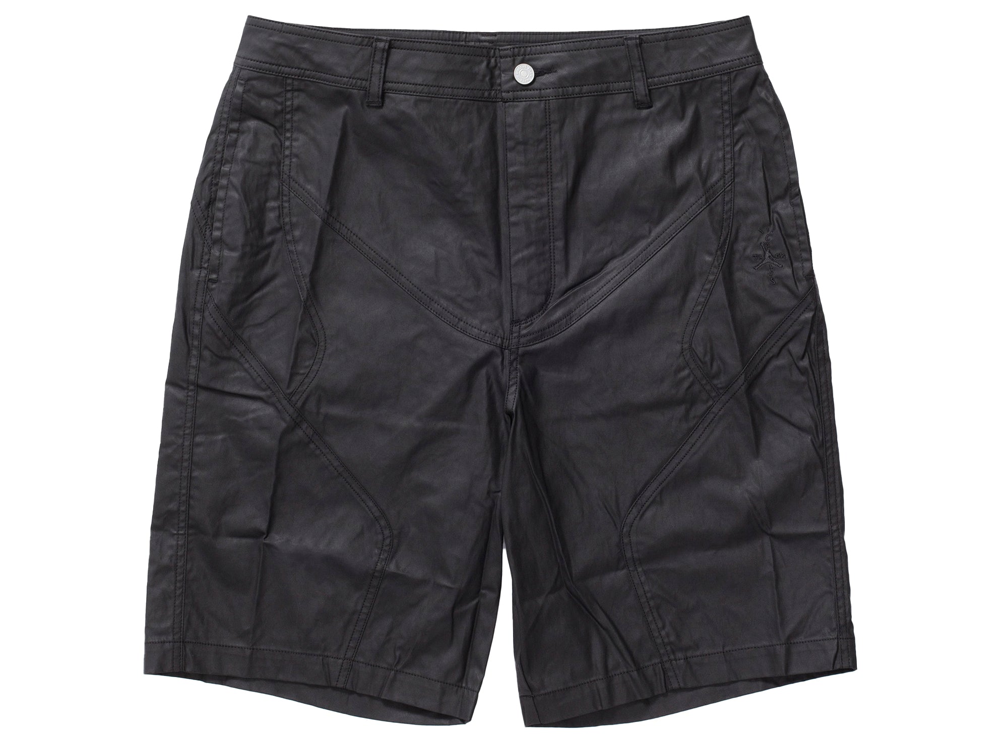 Jordan x Travis Scott ショートパンツ XL Jordan x Travis Scott Waxed Shorts in Black | Oneness – Oneness