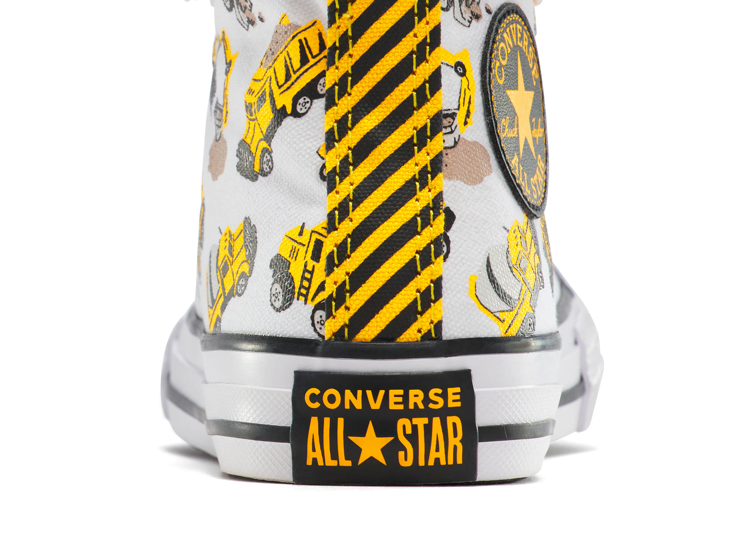 Kid's Converse CTAS 1V Hi 'White / Black' — view 2