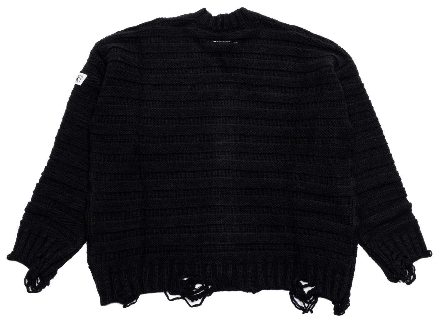 Maison Margiela MM6 Distressed Knit Cardigan - view 3