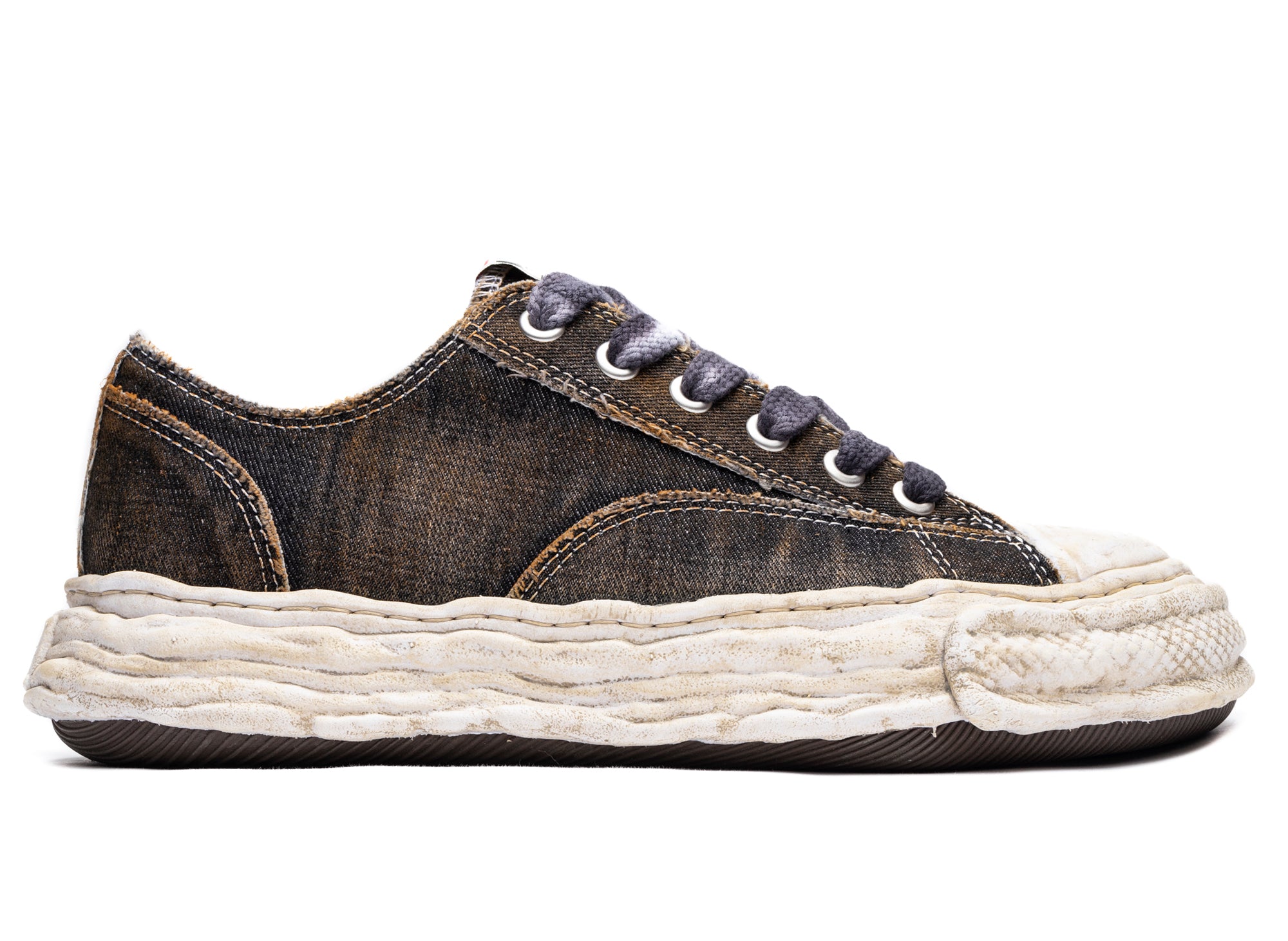 【んで様】Maison MIHARA YASUHIRO PETERSON 41 Maison Mihara Yasuhiro Denim Peterson Low in Black – Oneness Boutique