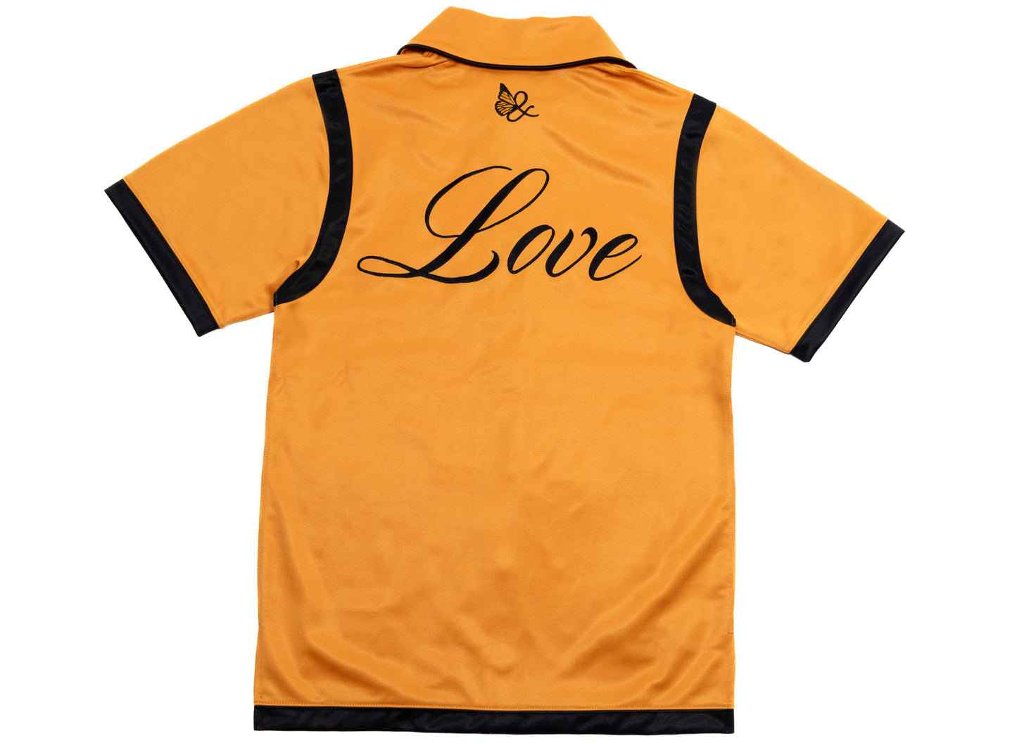 Mitchell & Ness x Waraire Full Snap Shooting Shirt in Orange - view 3