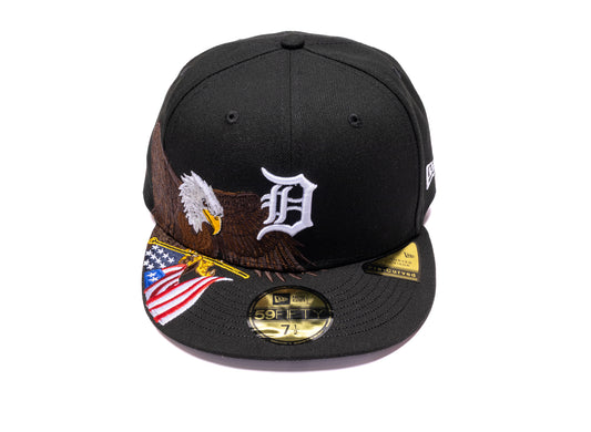 Casquette ajustée New Era 59Fifty Detroit Tigers noire
