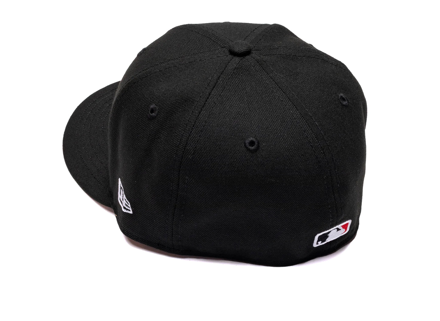 New Era 59Fifty Los Angeles Dodgers Fitted Hat in Black — view 2