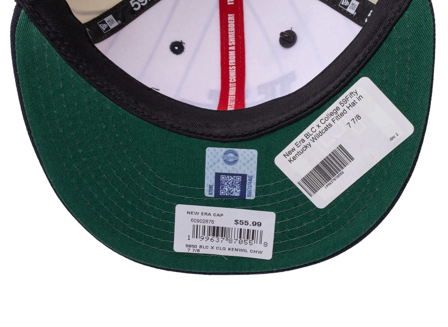 New Era BLC x College 59Fifty Louisville Cardinals Fitted Hat in White / Red