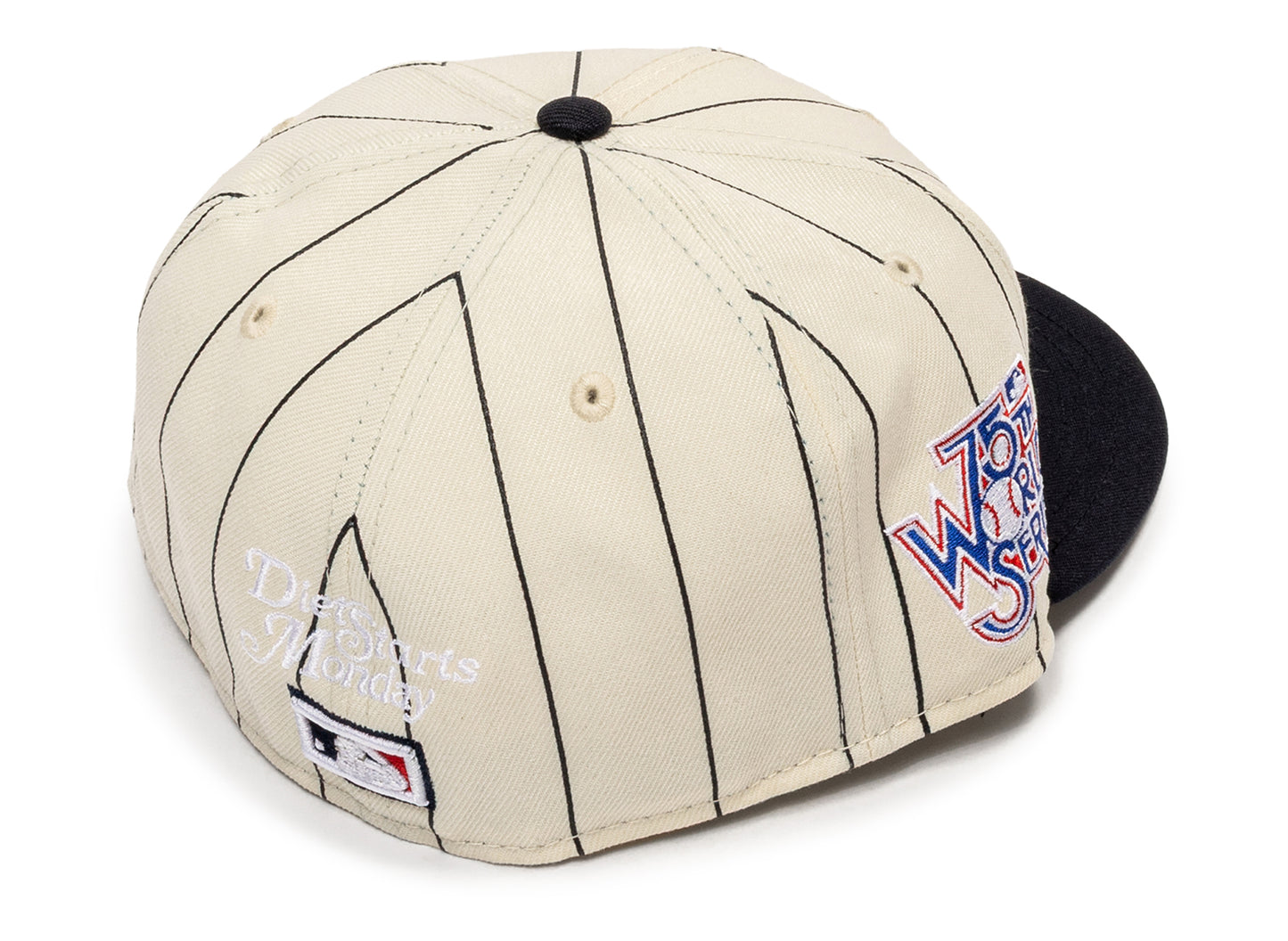 New Era Diet Start Monday 5950 Pinstripe New York Yankees Fitted Hat - view 3