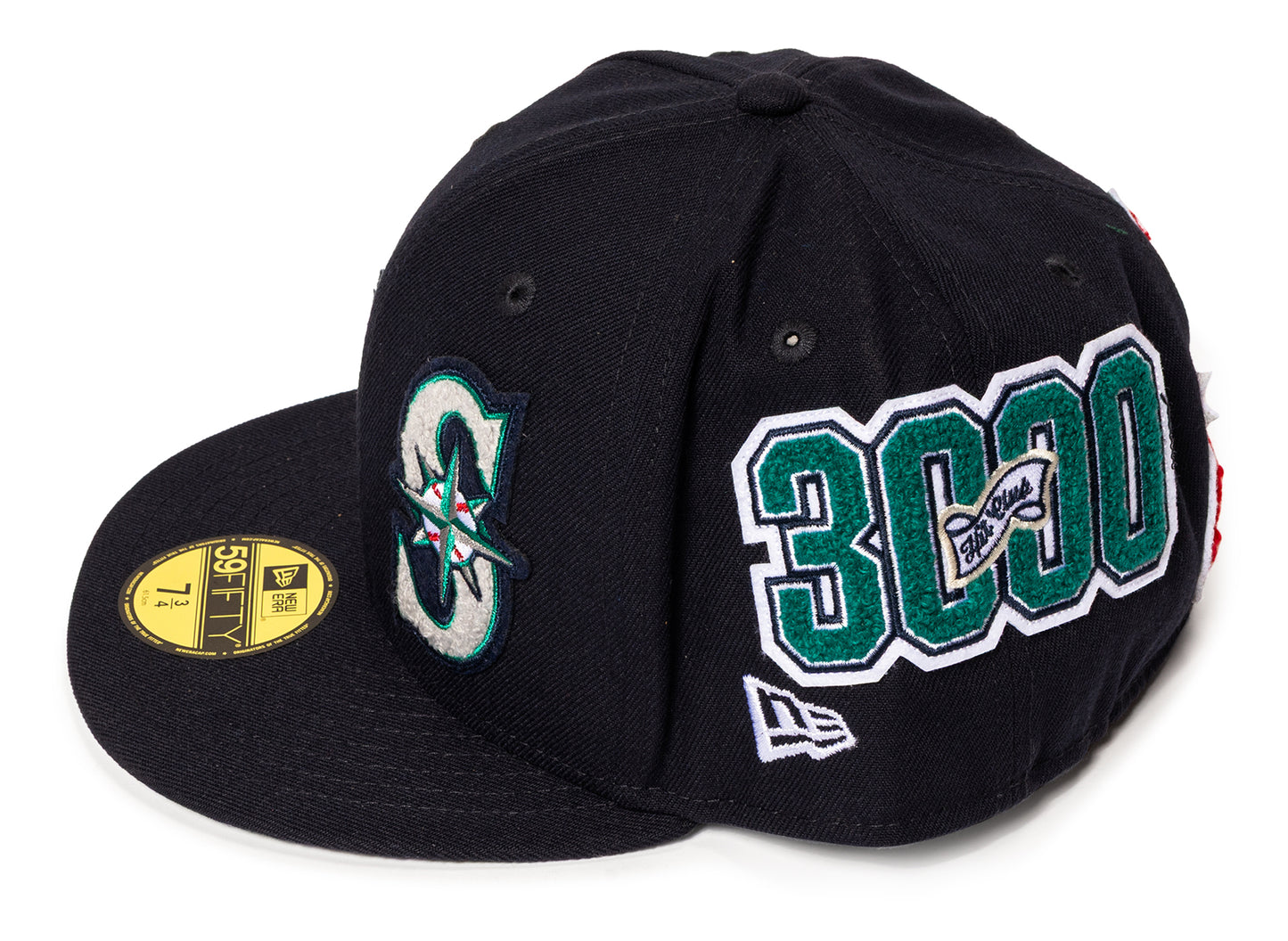 New Era Ichiro HOF 5950 Patched Seattle Mariners Fitted Hat - view 4