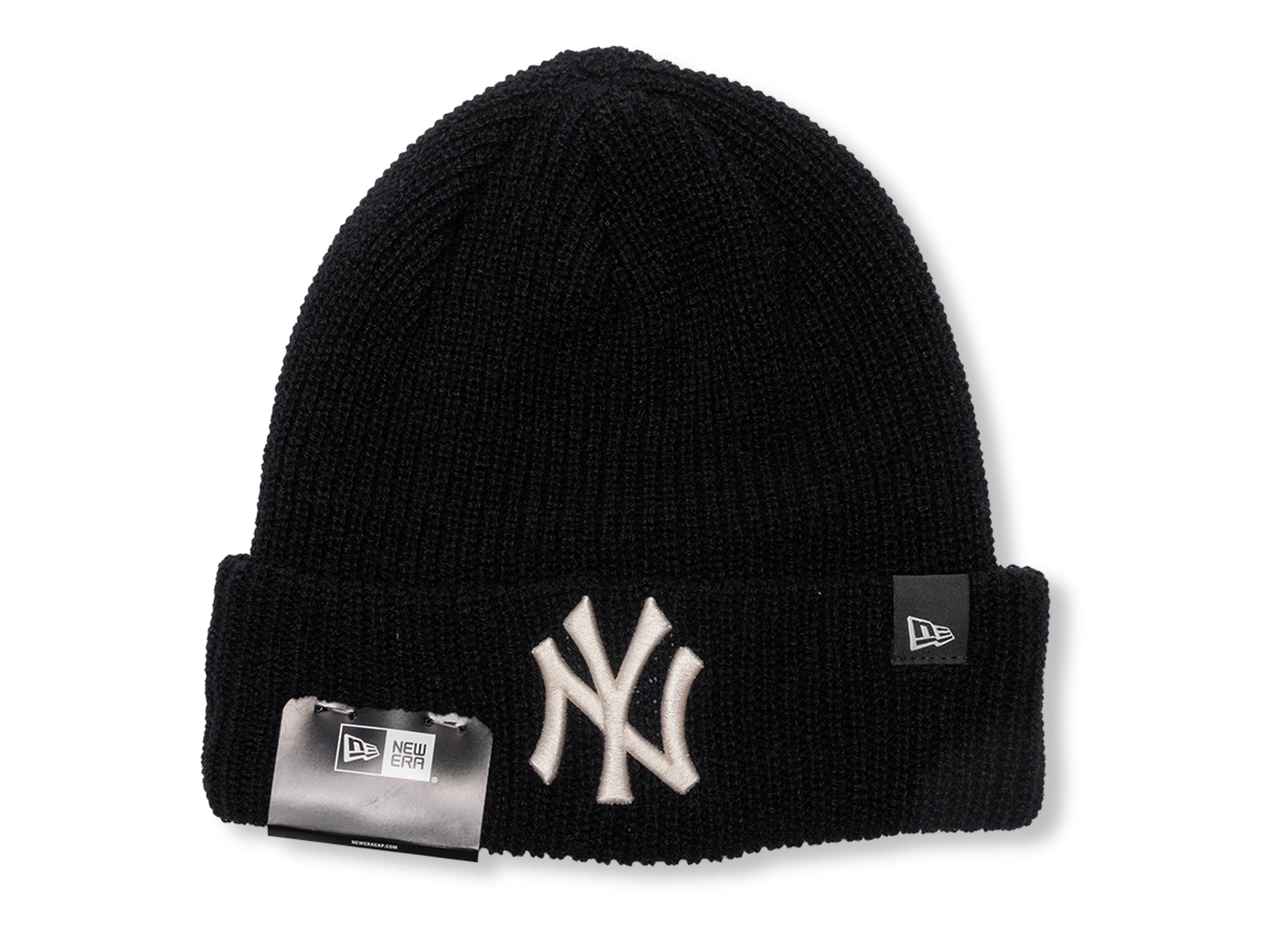 New Era MLB Black Cashmere Knit New York Yankees Beanie | Oneness