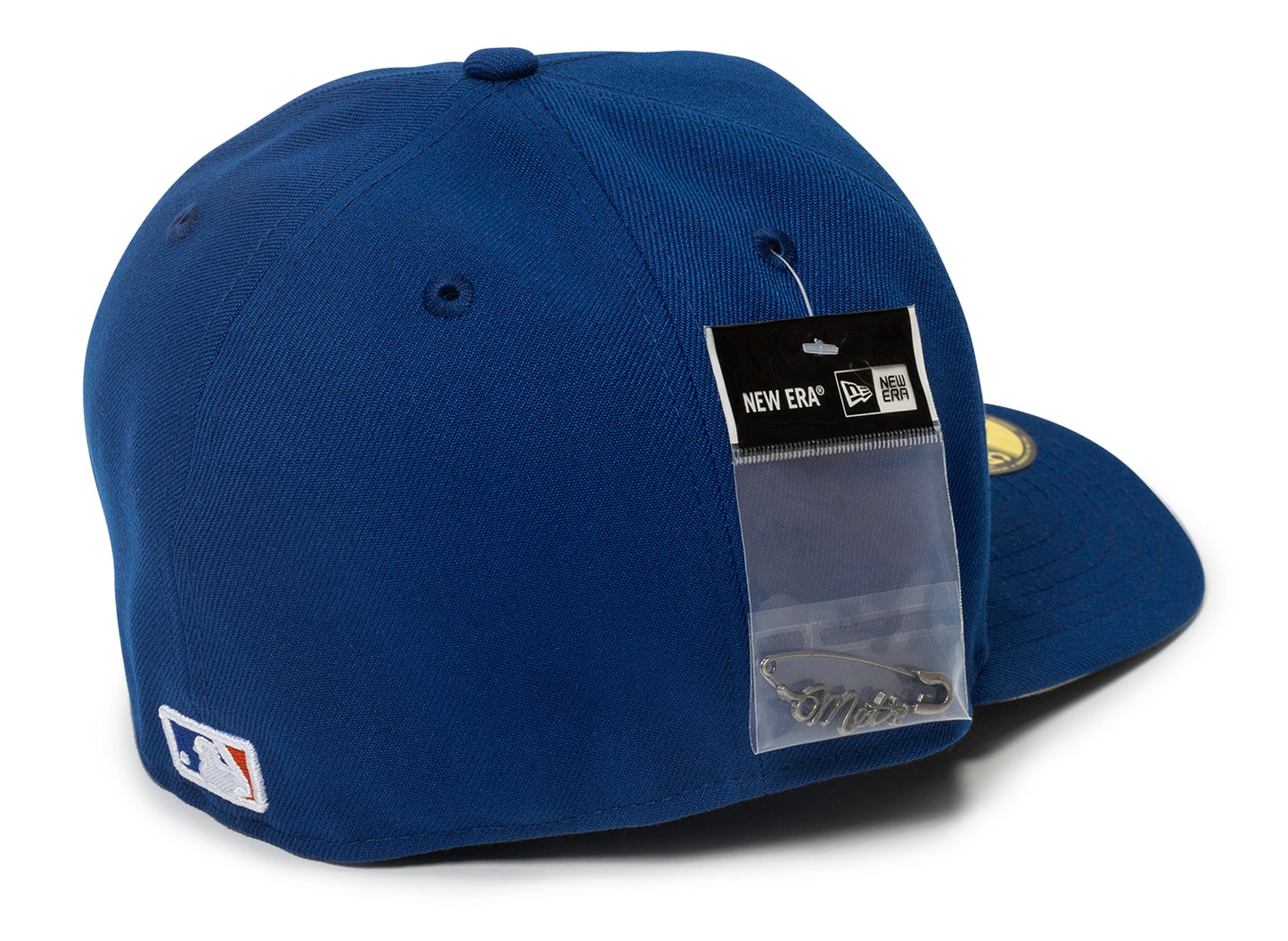 New Era Script Safety Pin New York Mets Fitted Hat - view 2