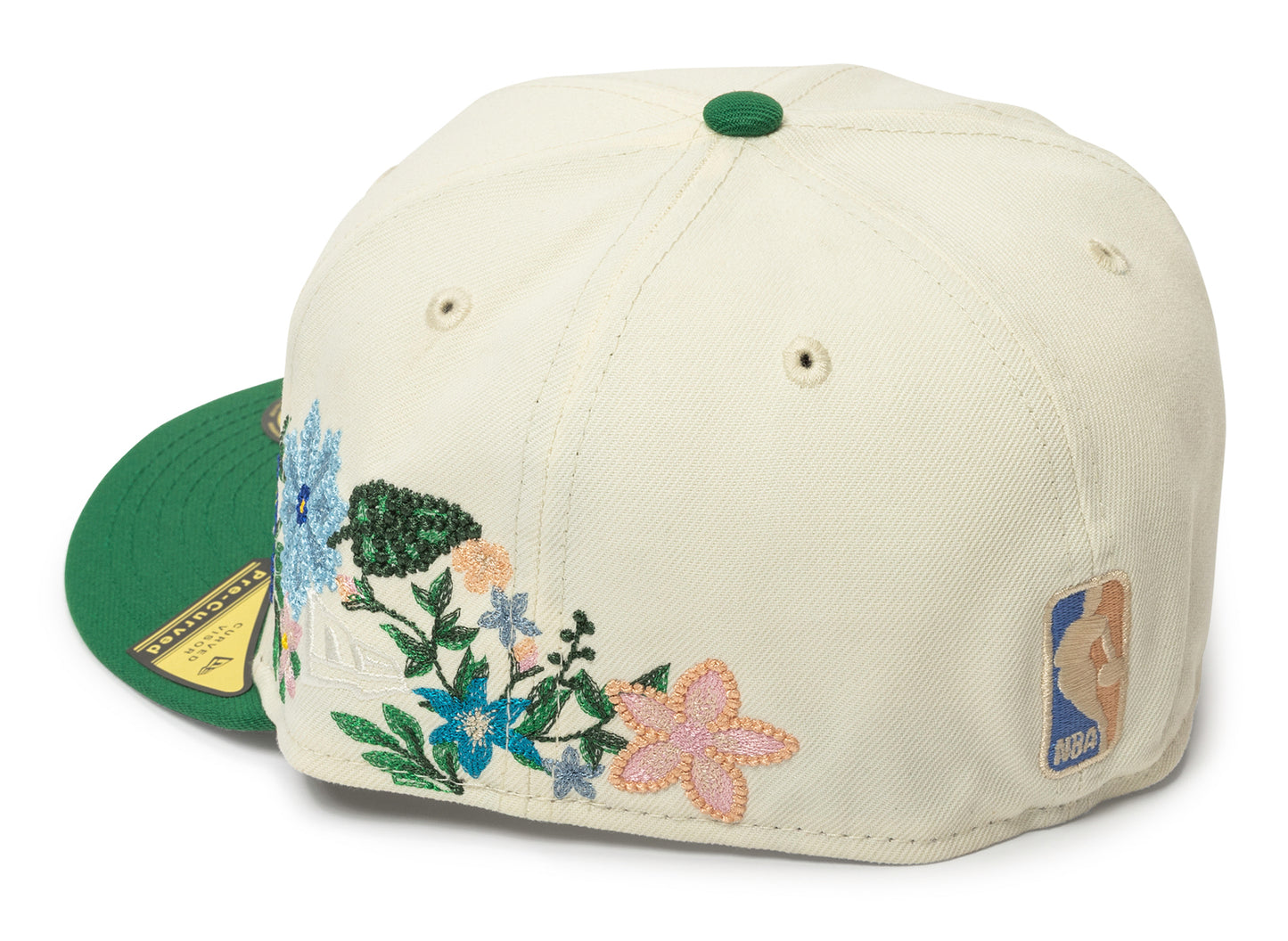 New Era Tonal Florals Boston Celtics Fitted Hat - view 2