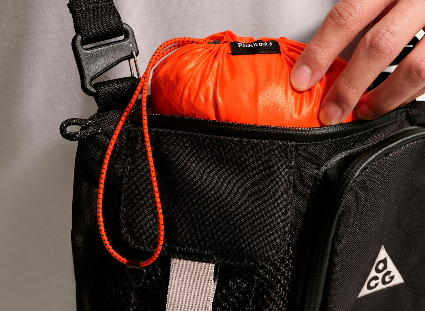 Nike ACG "Lava Loft" Therma-FIT Jacket in Safety Orange — view 7