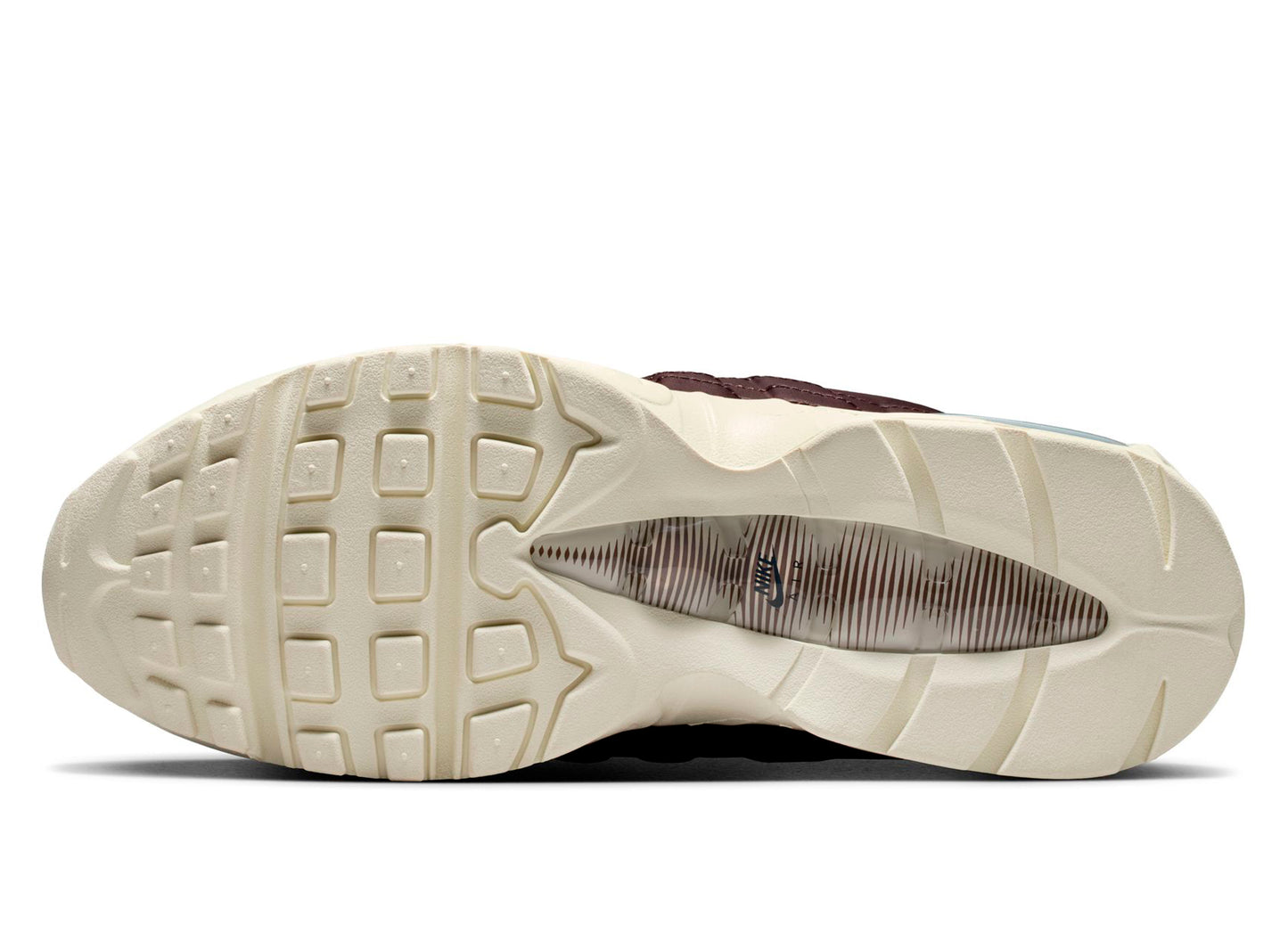 Nike Air Max 95 Big Bubble Leather QS in Baroque Brown — view 5