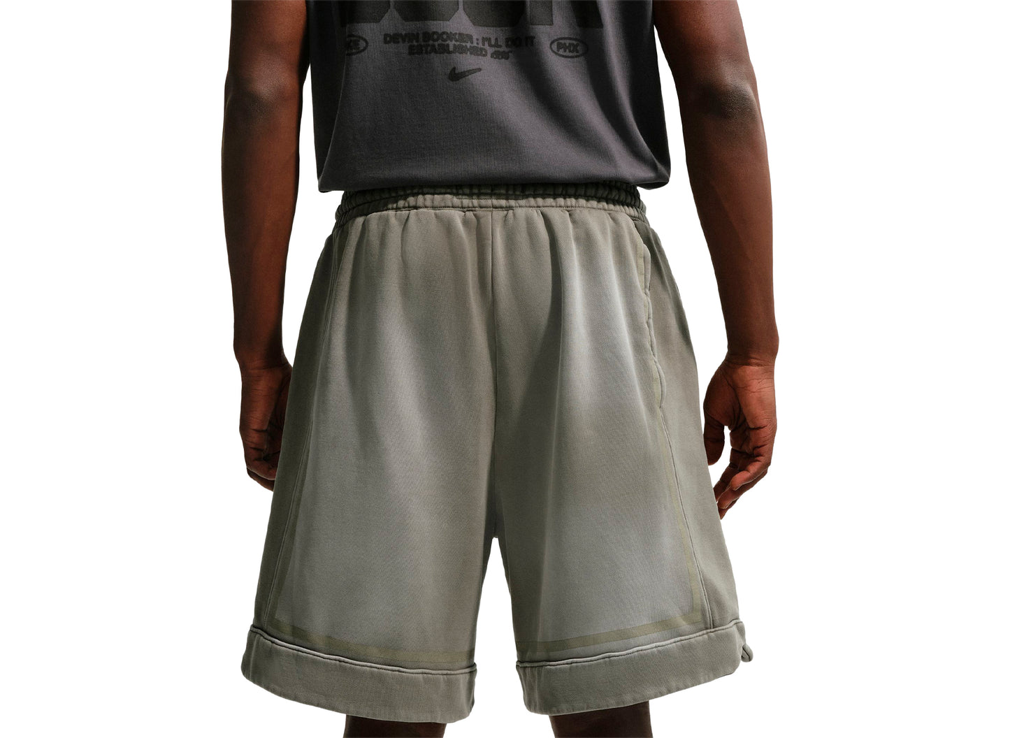 Nike Book Standard Issue Shorts in Dark Stucco — view 4