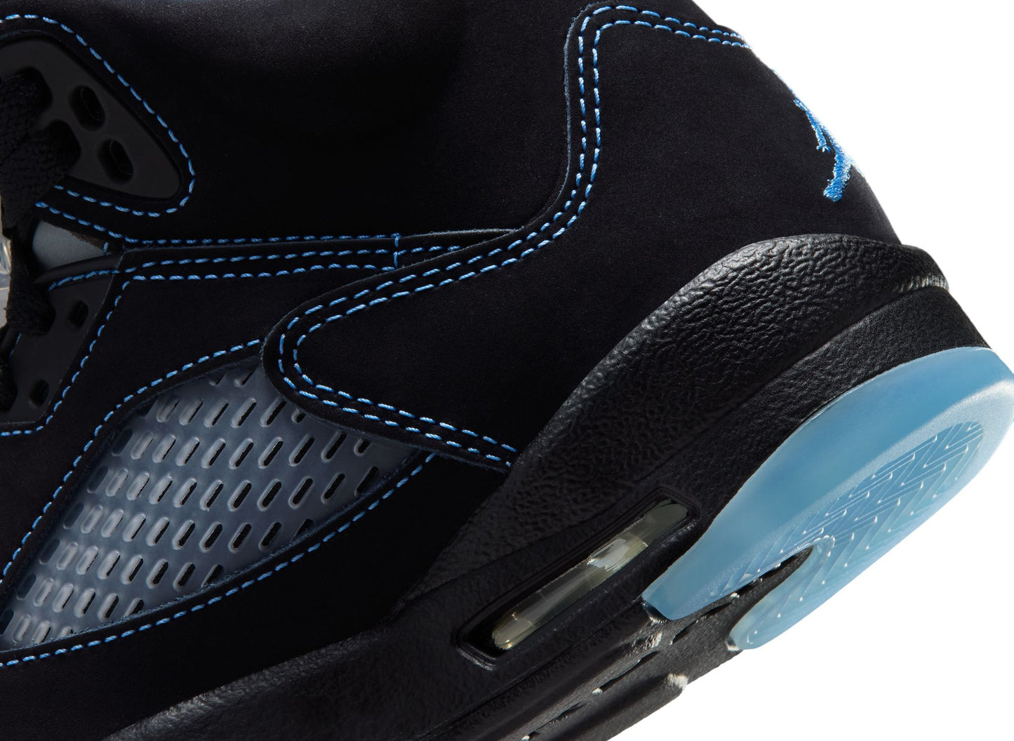 GS Air Jordan 5 Retro "Black University Blue"