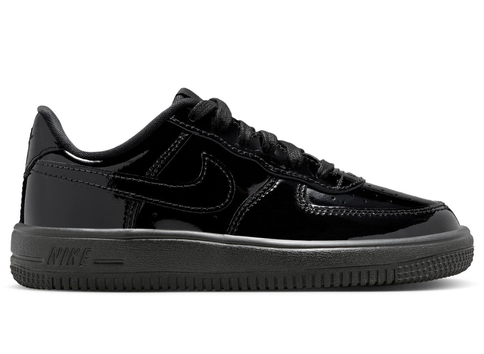 GS Nike Force 1 Low LV8 BP Lace in Black | Oneness Boutique