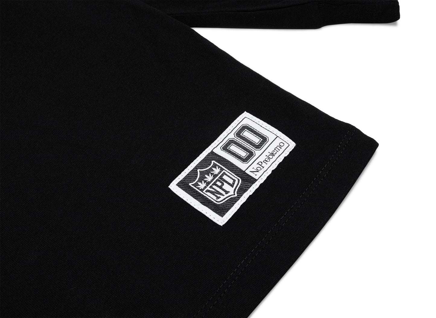 No Problemo NP00 Sports Cotton LS Jersey in Black — view 2