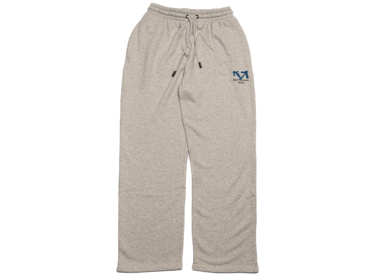 OFF-WHITE Blue Half Arrow Sweatpant in Grey Melange