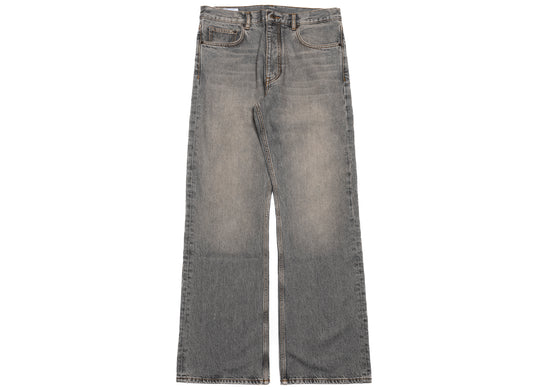 OFF-WHITE Half Arrow Diag Slim Relax Jeans in Sun Faded Grey