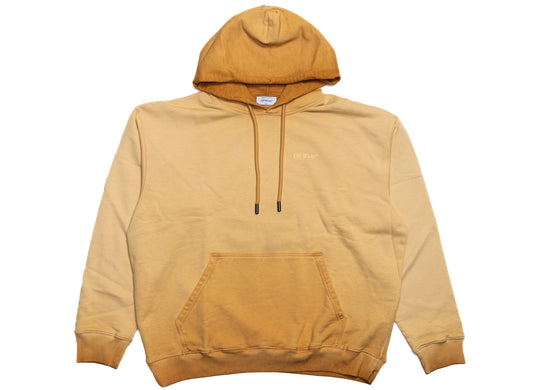 OFF-WHITE Rugs Arrow Skate Hoodie in Cloud Nugget Gold