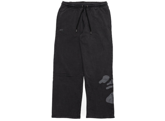 OFF-WHITE Swimming Face Sweatpant in Vintage Black