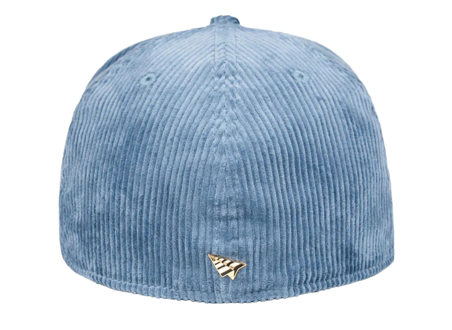 Paper Planes The Original Corduroy 59Fifty Fitted Crown Hat in Steel Blue — view 3