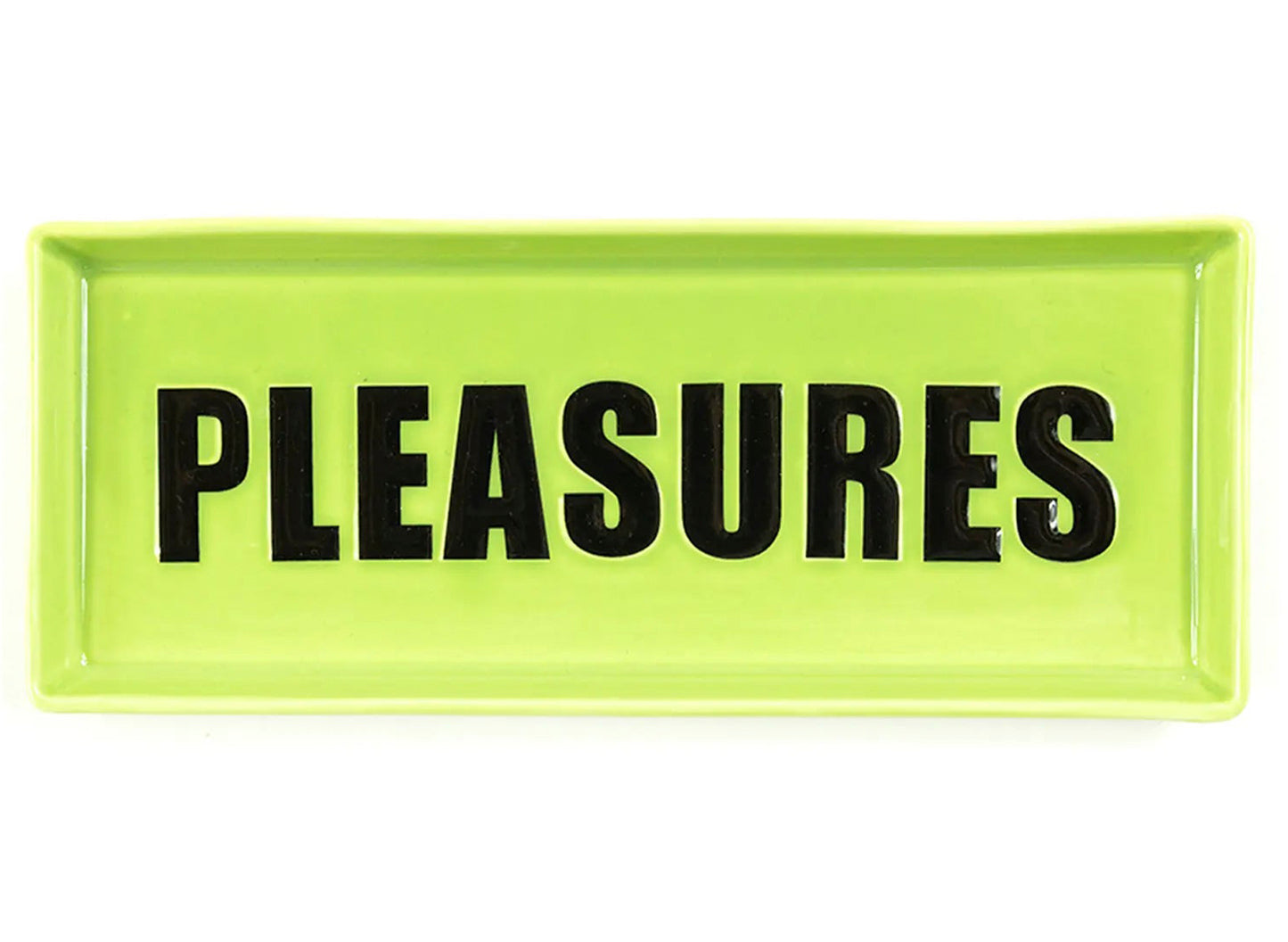 Pleasures Ceramic Tray in Green