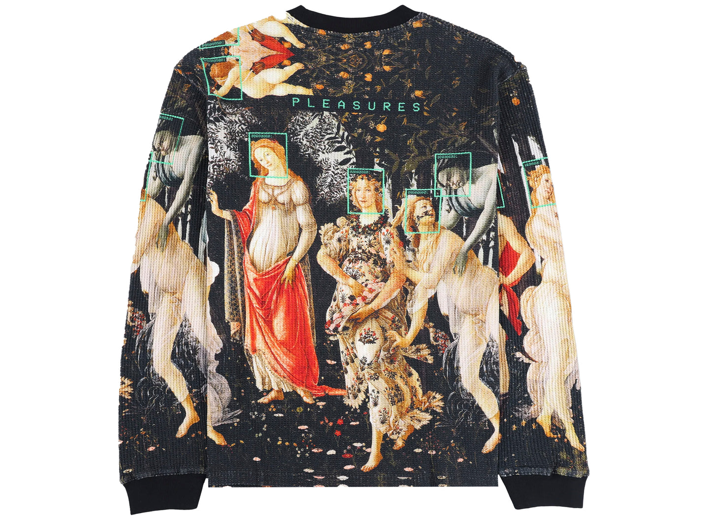 Pleasures Facial Thermal Long Sleeve Tee - view 2