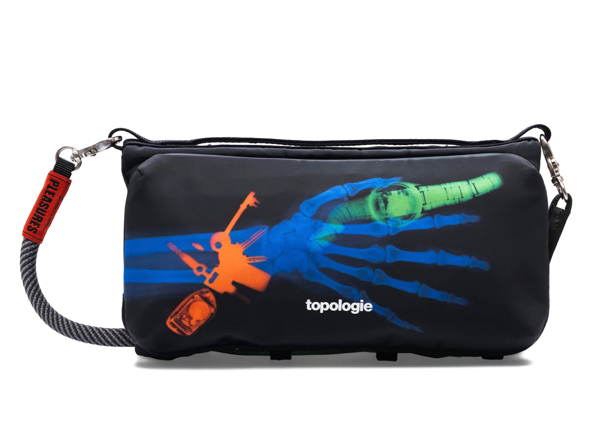 Pleasures x Topologie Sacoche Medium in Black – Oneness Boutique