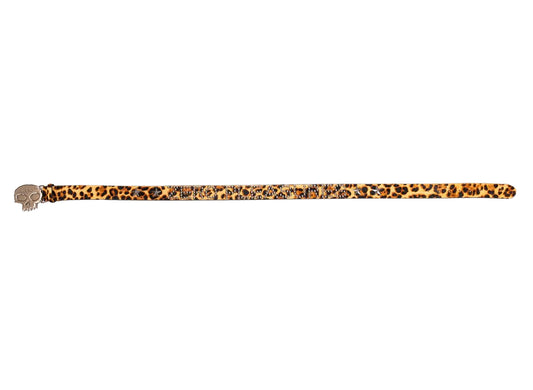 Pleasures x Zero Studded Belt in Leopard