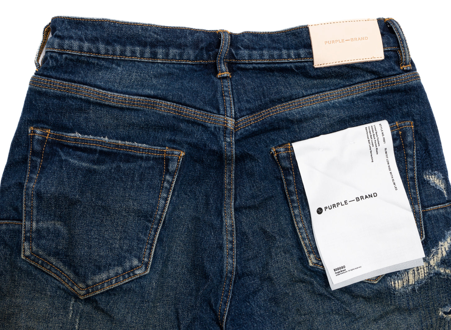 Purple Brand Light Destroy Jeans - view 3
