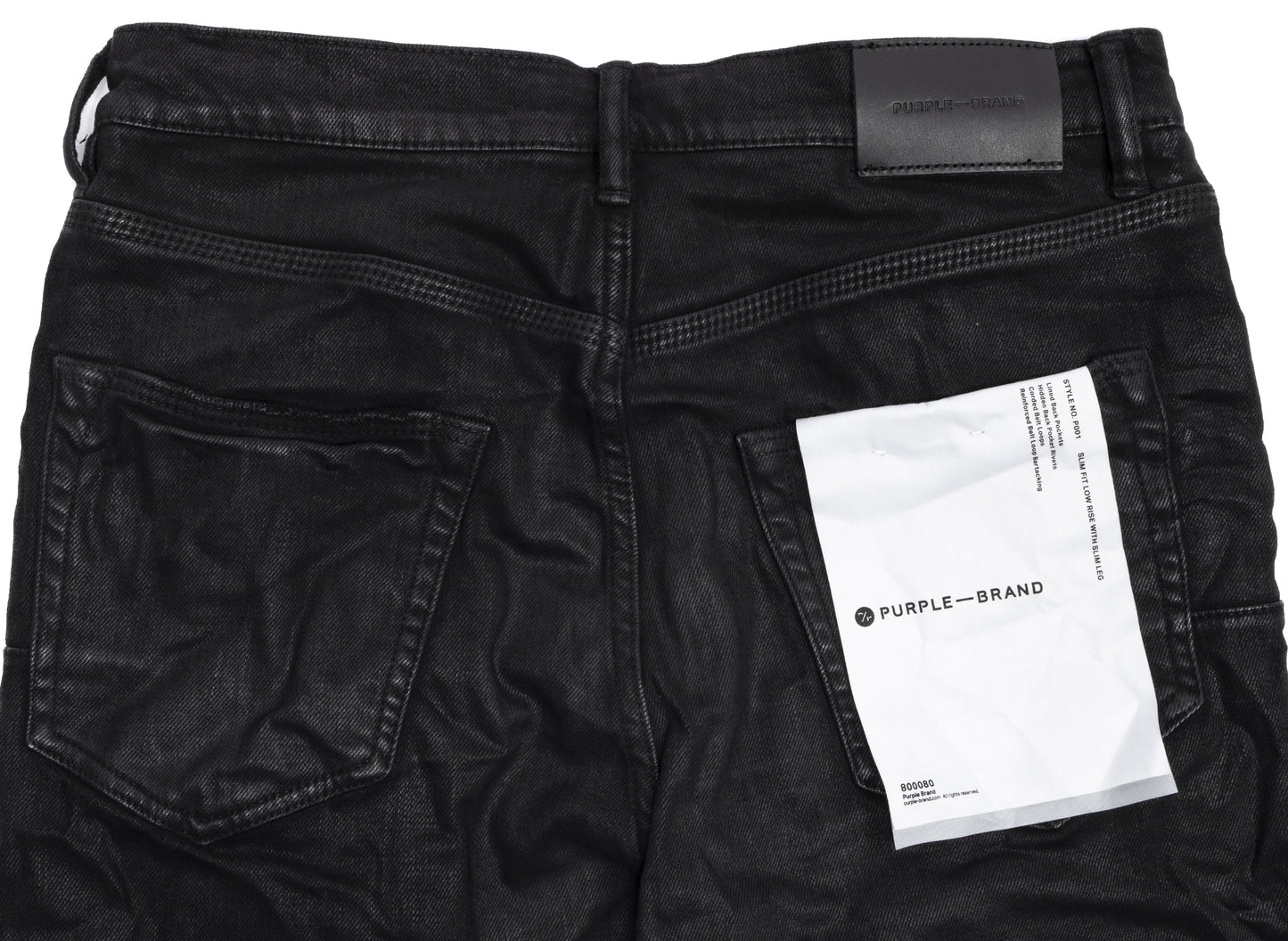 Purple Brand Midnight Coated Jeans - view 2