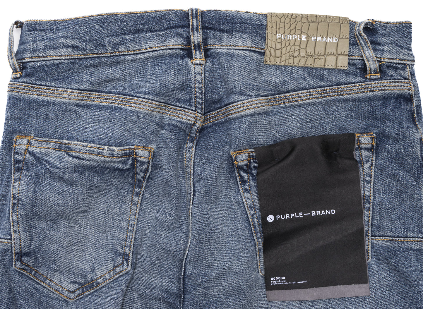 Purple Brand Thrashed Tinted Jeans - view 2