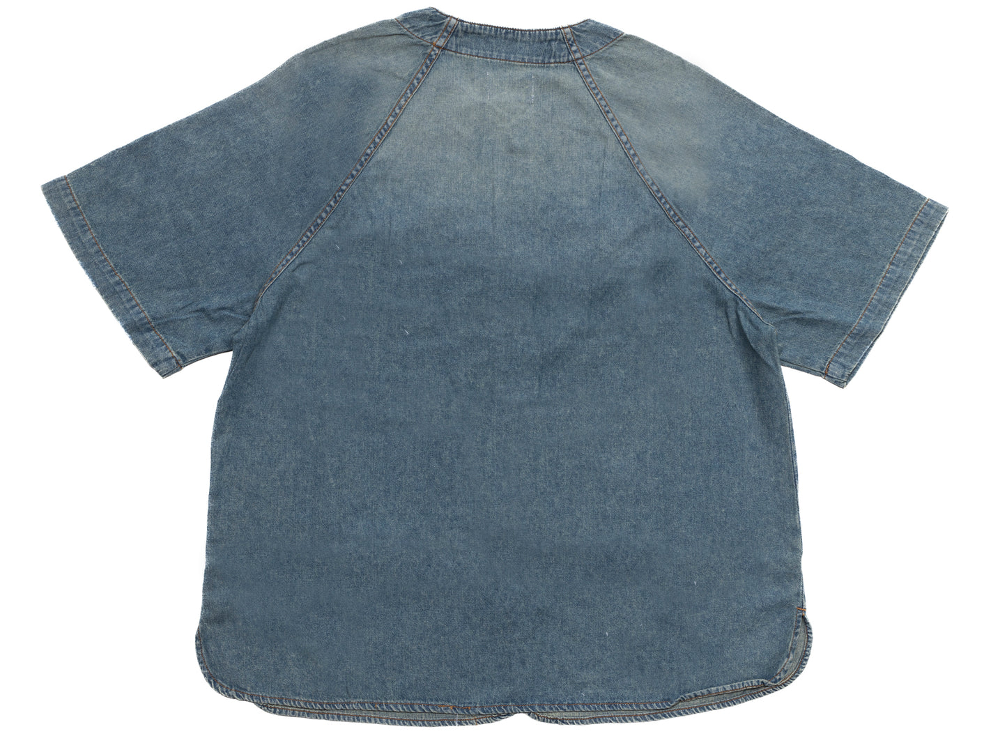 Rhude Baseball Denim Shirt - view 3