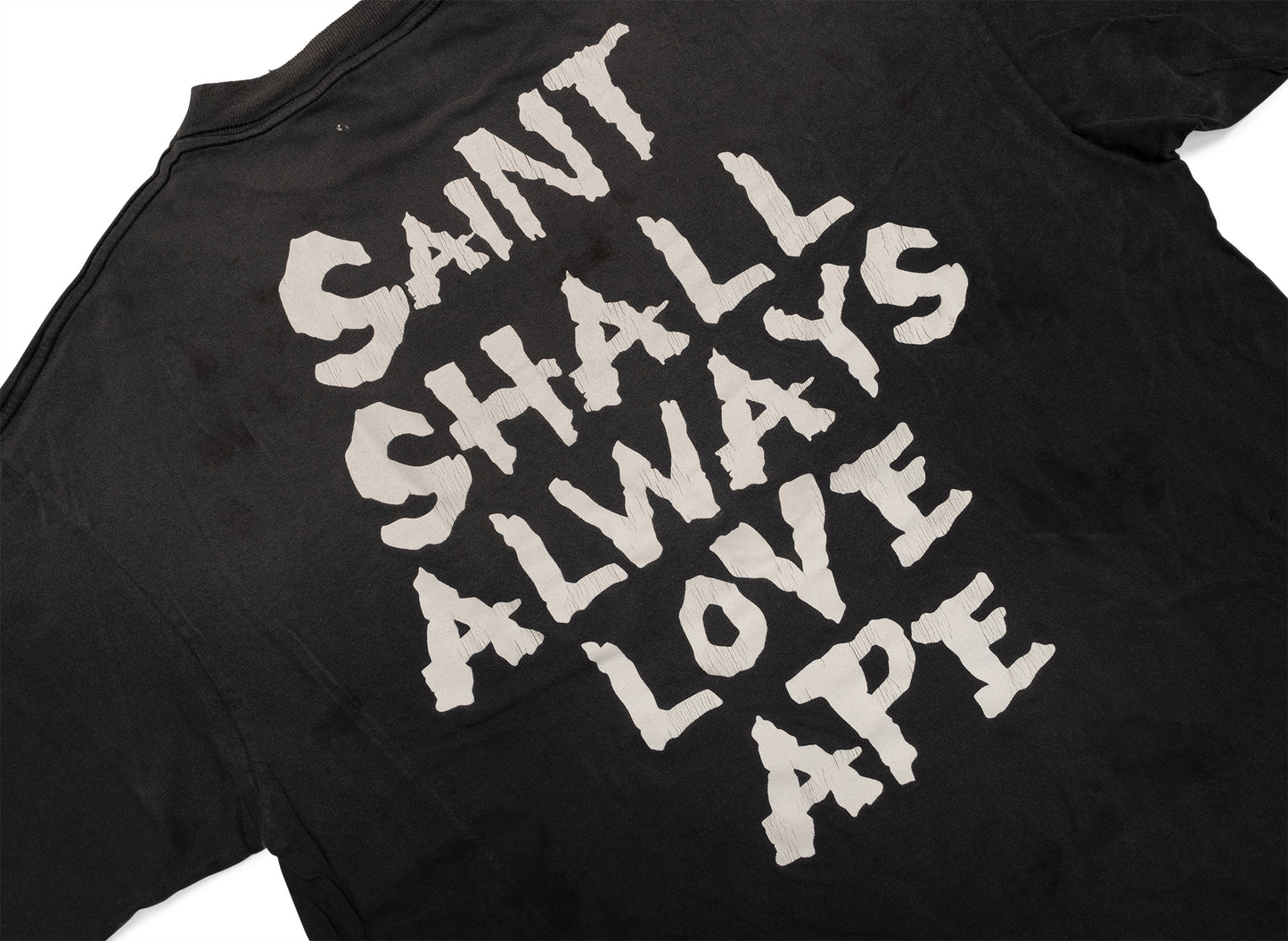 Saint Michael BAPE Tee Always Love in Black — view 5