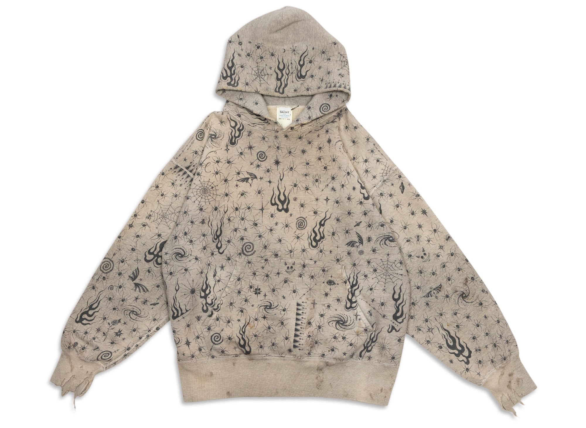 SAINT MICHAEL ×Dr.Woo HOODIE パーカー　L size Saint Michael Dr. Woo Hoodie | Oneness Boutique